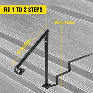 metal handrail for stairs