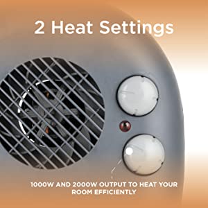 2 heat settings