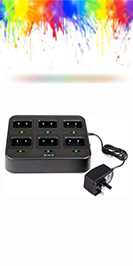 Retevis RT668 Walkie Talkie Six-Way Charger