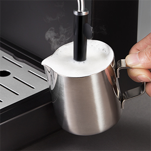 homever espresso coffee machine with milk steamer frother