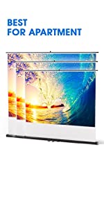 Floor Pull Up Projector Screen