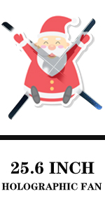 25.6 inches hologram fan