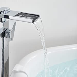 Freestanding Bathtub Faucet with Hand Shower