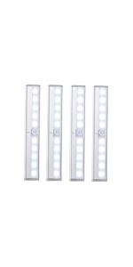 10 LED Motion Sensor Lights AAA Battery