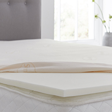 2.5 cm topper, silentnight mattress topper, impress memory foam topper