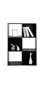 dark brown cubical storage
