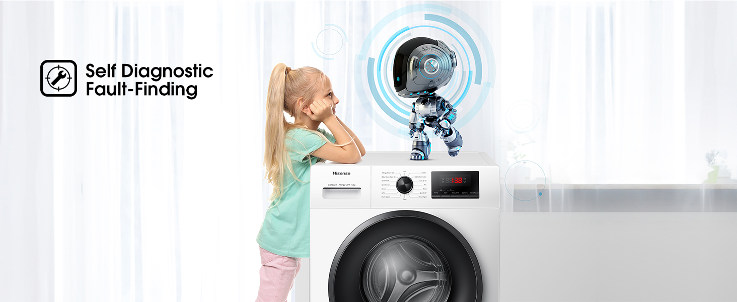 This function will detect incorrect usage or product faults automatically and alert you 