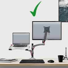 landscape, sideways, horizontal, correct, better, adjusted, 3 joints, arm, cable, tidy, loops,