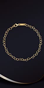 Gold Heart Bracelet