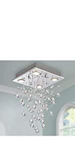 Chandelier crystal ceiling light