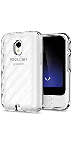 Liquid Crystal Case Spigen POCKETALK language translator device portable voice smart translation
