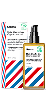 sapiens organic beard oil