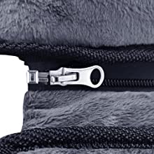 Smooth zipper