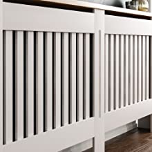 Arlington White Radiator Cover by vida design 