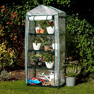 Bramble greenhouse garden gardening 5 shelves detachable