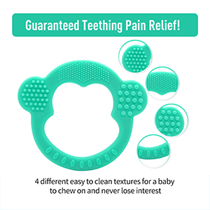 silicone baby teether