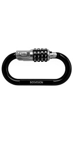 helmet combination padlock carabiner karabiner
