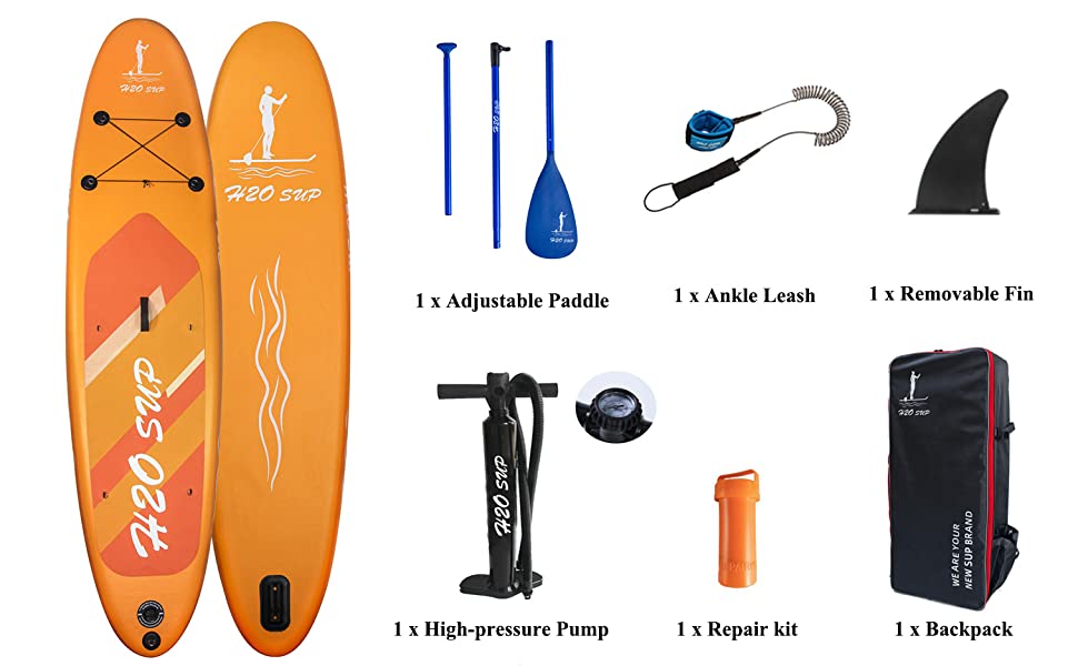 Inflatable Paddle Board kit include all you need