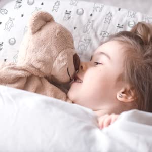 Toddler Pillow with Pillowcase, Jumbo 14X20 - Soft Organic Cotton Baby Pillows for Sleeping