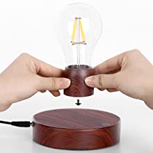 floating magnetic light bulb,levitating light bulb,floating lightbulb,unique gifts,night toys