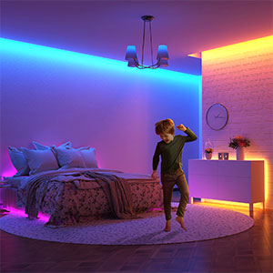 Lepro Music Sync RGB LED Strip Lights with Remote
