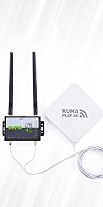 kuma wifi router 4g mobile hotspot portable booster internet signal lte antenna sim wireless wi-fi