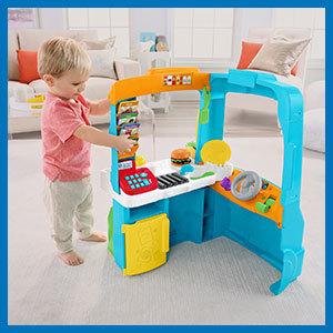 Fisher-Price DYM74 Laugh and Learn Serving Up Fun Food Truck Activity Toy