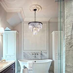 bathroom chandelier