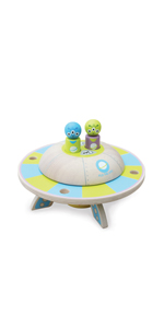 flo ufo, wooden toy, indigo jamm