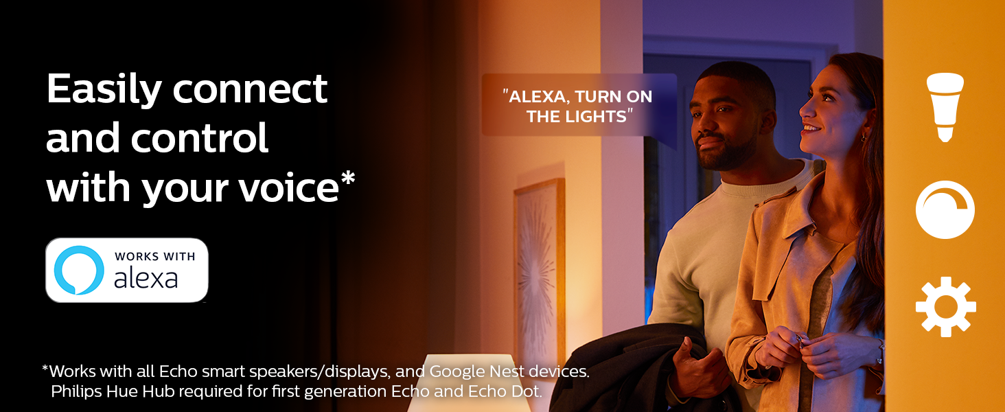 easily connect and control with your voice