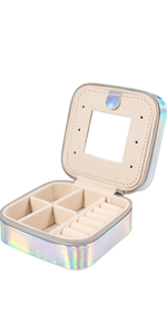 Iridescent jewelry box square