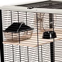 Narrow bar cage with accessories