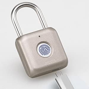 fingerpring padlock