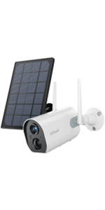 ieGeek Solar Powered Security Camera CCTV Camera