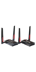 4K Wireless HDMI Extender, 4k@30Hz Wireless HDMI Transmitter and Receiver