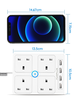 EXTENSION LEAD WITH USB
