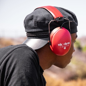 Bluetooth headphones outside