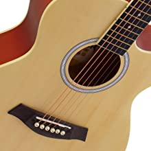 3 4 acoustic guitar, acoustic guitar, cutaway guitar, cutaway acoustic guitar, tiger guitar