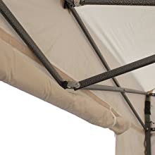 gazebo roll up door