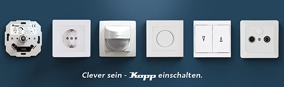 Kopp, electrical installation, electrical material.