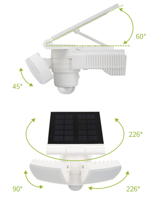 solar powered outdoor wall lights