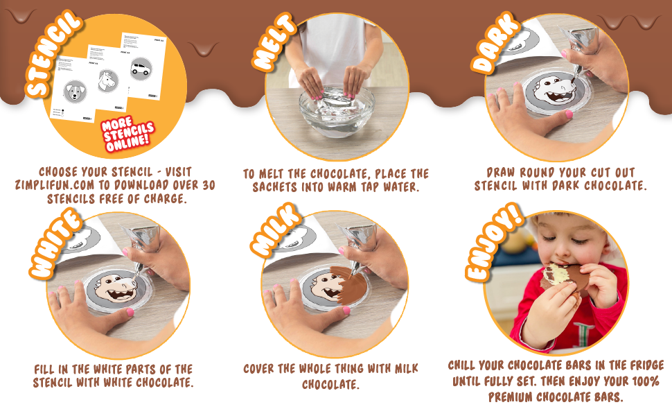 Creative chocolate toy 