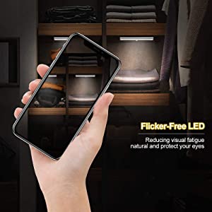 wardrobe light with sensor