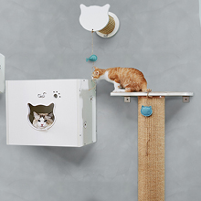 Wall park cat playground cat scratching post hiding place