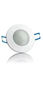 Motion detector indoor flush mounted ceiling mounting programmable infrared sensor 6m 360° LED
