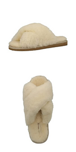 Shepherd of Sweden, Slippers, Comfortable Slipper for wearing at home, real sheepskin