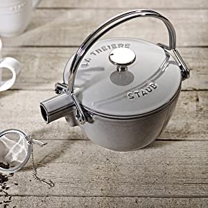 Staub cast iron teapot