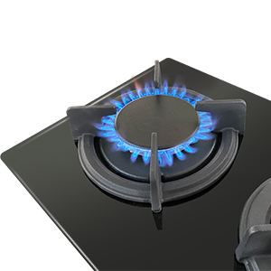 gas hob black