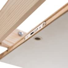 DJM Deluxe 3-Section Timber Loft Ladder with Insulated Hatch