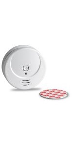 10 year smoke detector DIN EN 14604 certified photoelectric long life lithium battery fire detector